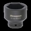 ΚΑΡΥΔΑΚΙ ΑΕΡΟΣ 3/4" ΕΞΑΓΩΝΟ 32mmxX57mm,  BENMAN ΜΑΥΡΟ