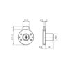 ΚΛΕΙΔΑΡΙΑ ΚΥΛΙΝΔΡΙΚΗ D16,5 X L20MM - Image 2
