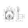 ΚΛΕΙΔΑΡΙΑ ΠΑΤΗΤΗ D19 X L23mm - Image 2
