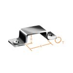 ΣΤΗΡΙΓΜΑΤΑ ΒΕΡΓΑΣ ΓΑΛΒΑΝΙΖΕ  30 x 14 x 1,6 mm