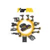 CAT SET ΔΡΑΠΑΝΟ ΠΕΡΙΣΤΡΟΦΙΚΟ ΠΙΣΤΟΛΕΤΟ 2,2J Li-ion 18V 2x4Ah DX21 - Image 4