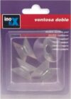 INOFIX-ΒΕΝΤΟΥΖΑ ΔΙΠΛΗΣ ΟΨΕΩΣ Ø 31mm ΔΙΑΦΑΝΕΣ 4τμχ 1205-2-