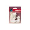 INOFIX-ΕΝΩΣΕΙΣ Cablefix 2202 ΣΕΤ ΛΕΥΚΟ  10τμχ 3220-2-