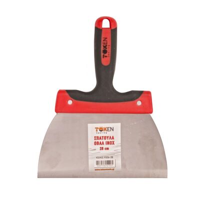 ΣΠΑΤΟΥΛΑ ΟΒΑΛ INOX ΜΕ ΠΛΑΣΤΙΚΗ ΛΑΒΗ 22cm