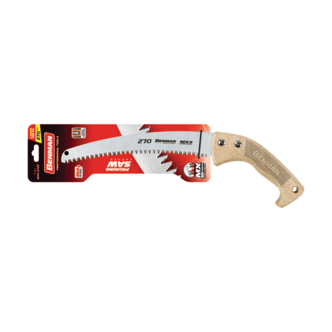 ΠΡΙΟΝΙ ΚΛΑΔΟΥ ΚΥΡΤΟ MX5-27cm ΜΕ ΛΑΒΗ P ΚΑΙ 3D ΔΟΝΤΙ, BENMAN - Image 2