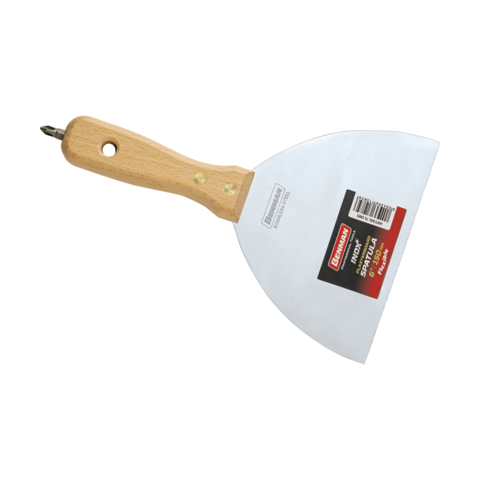 ΣΠΑΤΟΥΛΑ ΓΥΨΟΣΑΝΙΔΑΣ INOX ΜΕ ΜΥΤΗ 125mm, BENMAN
