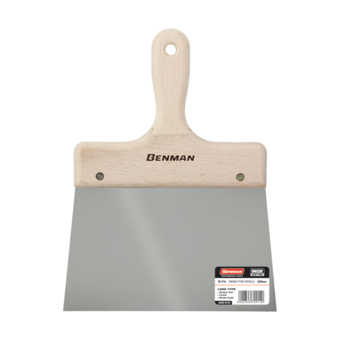 ΣΠΑΤΟΥΛΑ (160mm) ΦΑΡΔΙΑ ΜΕ ΜΑΚΡΙΑ ΛΑΜΑ INOX & ΞΥΛΙΝΗ ΛΑΒΗ