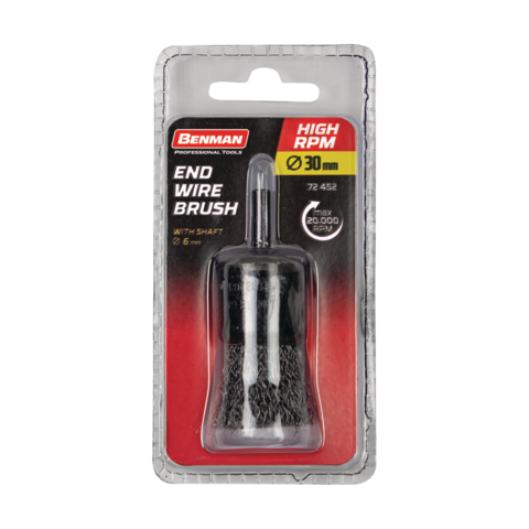 ΣΥΡΜΑΤΟΒΟΥΡΤΣΑ ΠΙΝΕΛΟ HIGH RPM ΜΕ ΑΞΟΝΑΚΙ Ø6mm (25mm) - Image 2