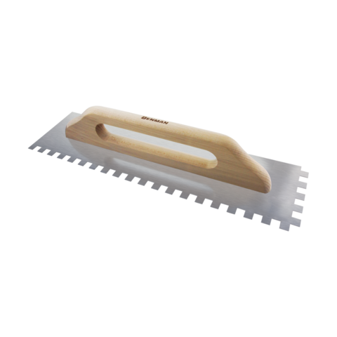 ΜΥΣΤΡΙ ΠΛΑΚΑΔΩΝ INOX ΜΕ ΤΕΤΡΑΓΩΝΟ ΔΟΝΤΙ (10x10mm) ΚΑΙ ΞΥΛΙΝΗ ΛΑΒΗ (480mmΧ130mm)