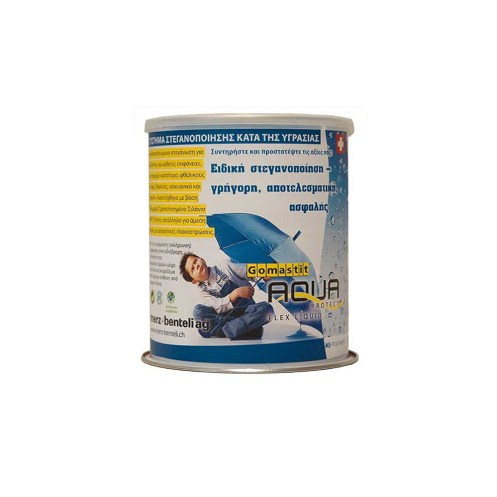 TURBO-GOMASTIT AQUA PROTECT FLEX LIQUID Στεγανωτικό Υβριδικού Πολυμερούς 1,13 kg – Γκρι