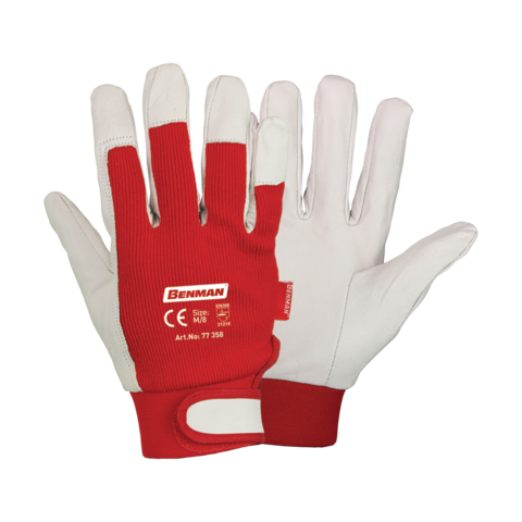 ΓΑΝΤΙΑ ΔΕΡΜΑΤΟΠΑΝΙΝΑ ΟΔΗΓΗΣΗΣ ΜΕ VELCRO  9”/L BENMAN