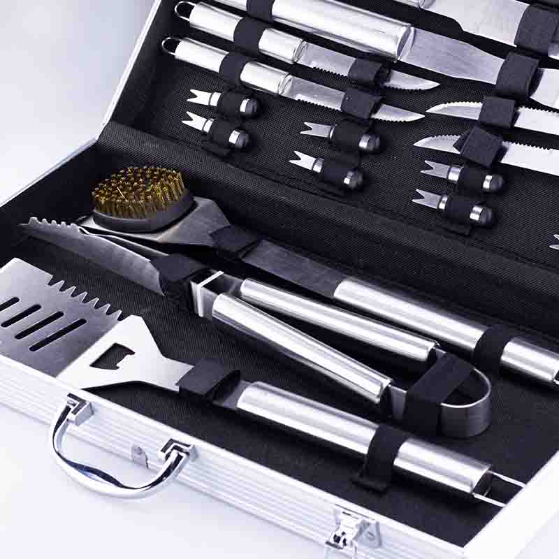 BORMANN Elite BBQ1015 - ΕΡΓΑΛΕΙΑ BBQ INOX ΒΑΛΙΤΣΑ (16τμχ) - Image 3