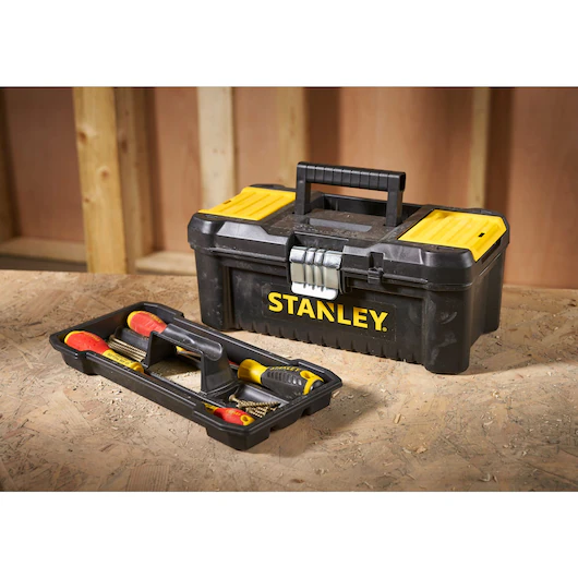 STANLEY Essential Εργαλειοθήκη 12,5" με Μεταλλικά Κουμπώματα (32 × 19 × 13 cm) - Image 2