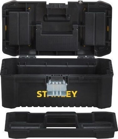 STANLEY Essential Εργαλειοθήκη 16" με Μεταλλικά Κουμπώματα (41 × 21 × 19,5 cm) - Image 3