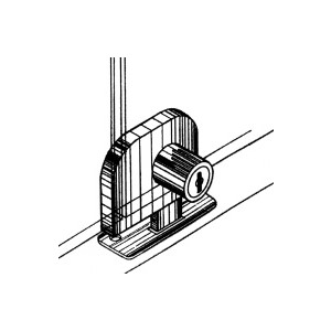 ΚΛΕΙΔΑΡΙΑ ΔΙΠΛHΣ ΚΡΥΣΤΑΛΛΙΝΗΣ ΠΟΡΤΑΣ D19 X L21,5mm - Image 3
