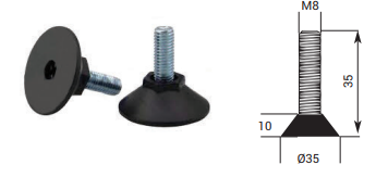 ΡΕΓΟΥΛΑΤOΡΟΣ M8 X 35MM