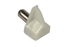 ΣΤΟΠ ΡΑΦΙΟΥ ΠΛΑΣΤΙΚΟ Ø5 x8/18mm ΛΕΥΚΟ  (12 ΤΕΜ)