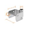 Μεντεσές Αυλόπορτας VORMANN 45x38xØ10x2mm Γαλβανιζέ main product image