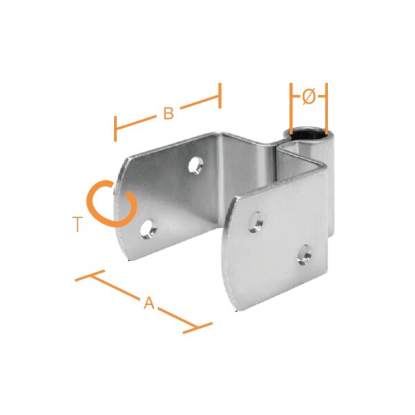 ΜΕΝΤΕΣΕΣ ΑΥΛΟΠΟΡΤΑΣ ΓΑΛΒΑΝΙΖΕ 45x38xØ10x2mm