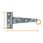 ΜΕΝΤΕΣΕΣ ΓΑΛΒΑΝΙΖΕ Τ 146x68x1,5mm