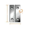 Μεντεσές Μπρούντζινος 30×16×0,7mm – 4τεμ main product image