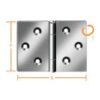 Μεντεσές Γαλβανιζέ 30×45×0,9mm – 2τεμ main product image