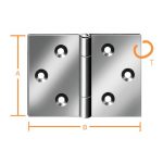 ΜΕΝΤΕΣΕΣ ΓΑΛΒΑΝΙΖΕ 40x60x1,2mm 2ΤΕΜ