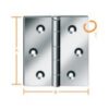 Μεντεσές Γαλβανιζέ 30×30×0,9mm – 2τεμ main product image