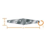 ΜΕΝΤΕΣΕΣ ΓΑΛΒΑΝΙΖΕ 292x33x1,5mm
