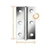 Μεντεσές Γαλβανιζέ 40×26×0,9mm main product image