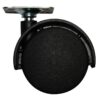 Ρόδα διπλή Φ40 mm με πέλμα 38 x 38 mm μαύρη main product image