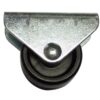 Ρόδα σταθερή Φ30 mm με πέλμα 46 x 20 mm γαλβανιζέ/μαύρη main product image