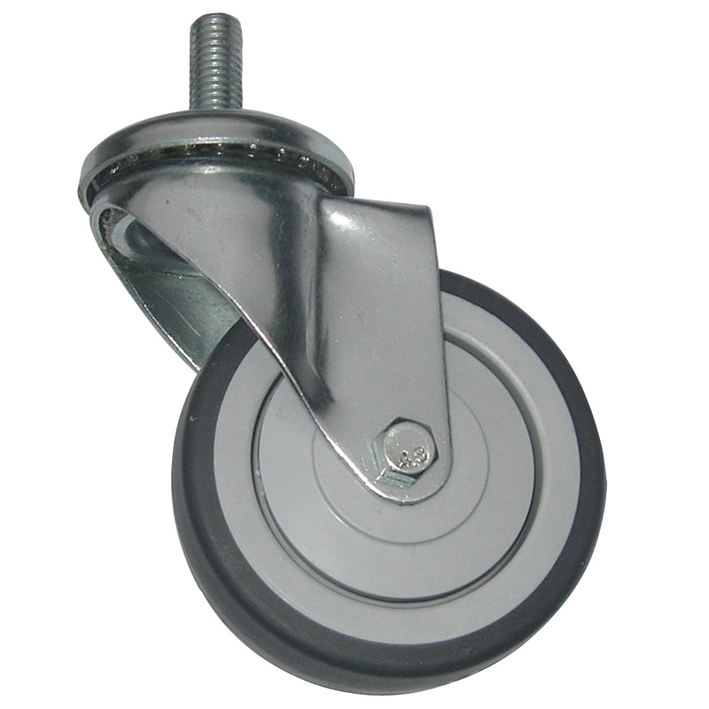 Ρόδα Φ75 mm με βίδα M10 x 25 mm, γκρι