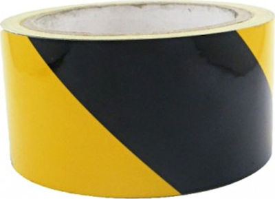 ΤΑΙΝΙΑ ΣΗΜΑΝΣΗΣ ΔΑΠΕΔΟΥ ΑΥΤΟΚΟΛΛΗΤΗ 60mm x 18m, κίτρινη/μαύρη