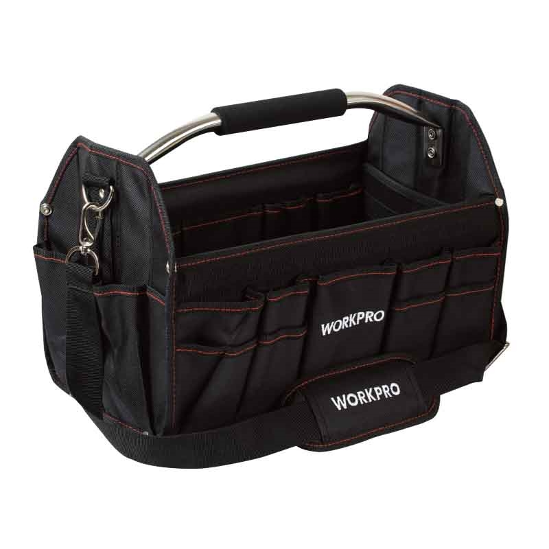 WORKPRO ΤΣΑΝΤΑ ΕΡΓΑΛΕΙΩΝ 16'' ΑΝΟΙΧΤΗ με ΛΑΒΗ