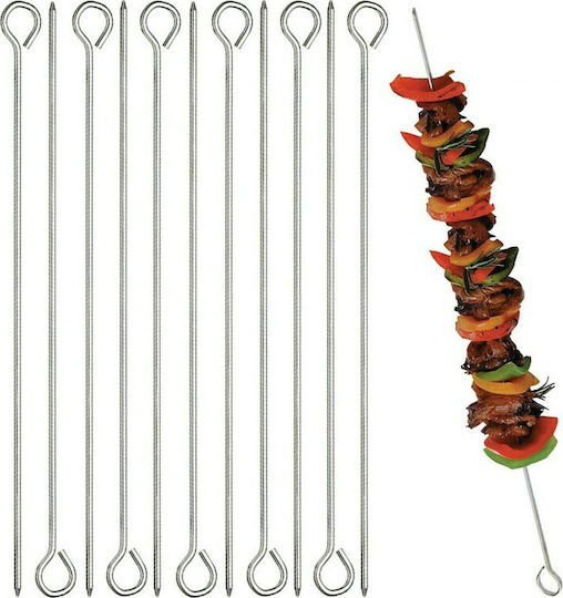 ΣΟΥΒΛΙΑ ΧΡΩΜΙΟΥ ΣΕΤ 12τμχ - 40cm (N.10300) - Image 2