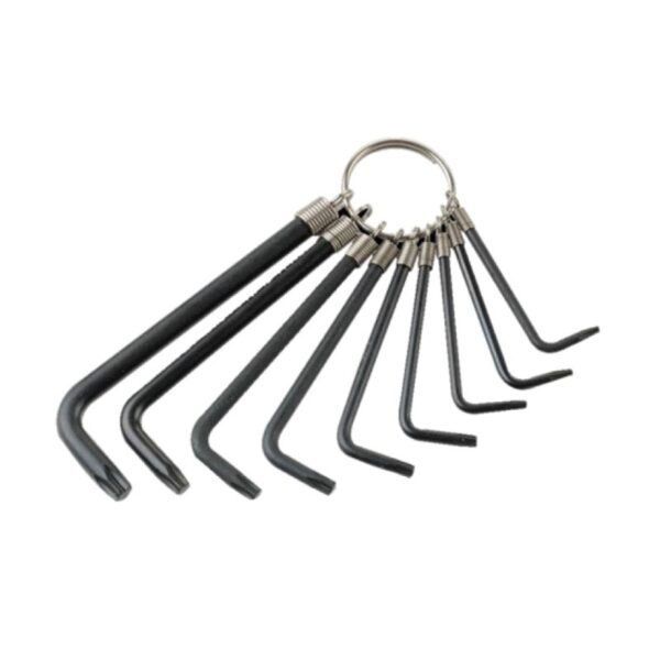 WORKPRO Κρίκος Κλειδιών TORX T7-T40 Σετ 10τμχ