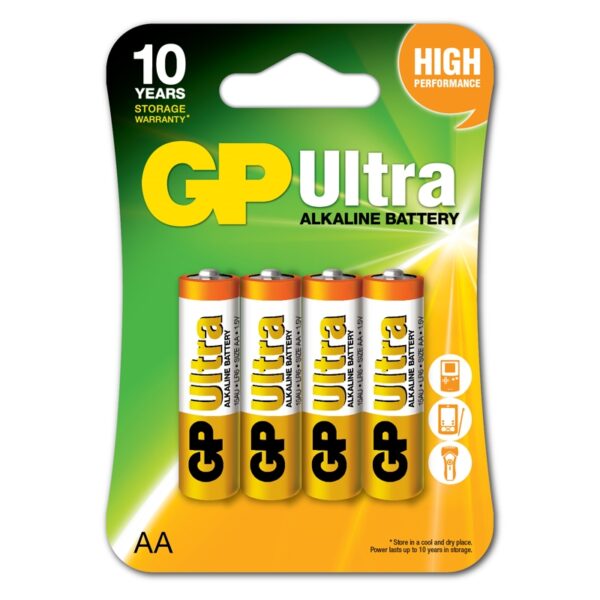 ΜΠΑΤΑΡΙΕΣ GP ULTRA ΑΛΚΑΛΙΚΕΣ ΑΑ LR06 (4τμχ)