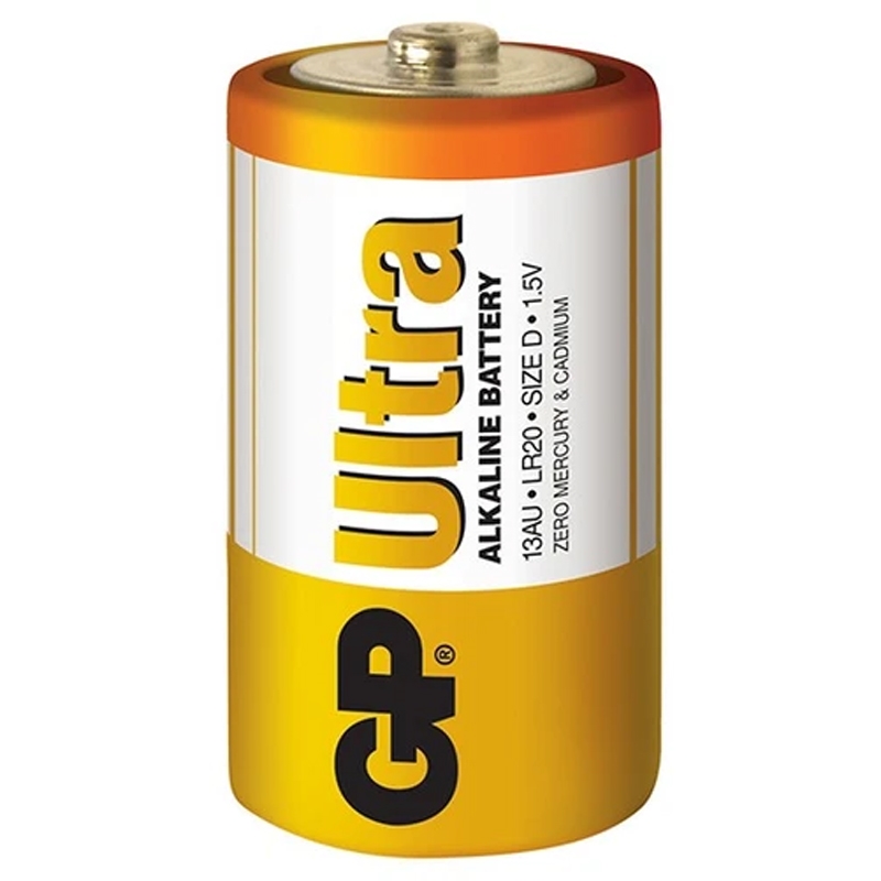 ΜΠΑΤΑΡΙΕΣ GP ULTRA ΑΛΚΑΛΙΚΕΣ D LR20 (2τμχ) - Image 2