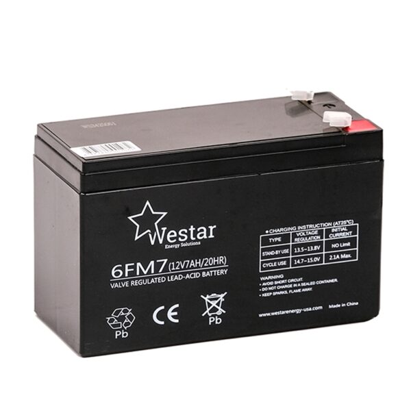 ΜΠΑΤΑΡΙΑ WESTAR ΜΟΛΥΒΔΟΥ 7Ah F1 F2