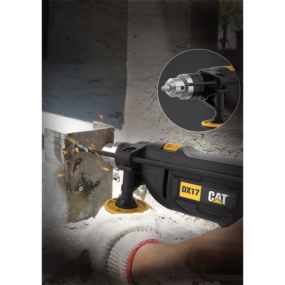 CAT DX17 Κρουστικό Δράπανο 750W - Image 3
