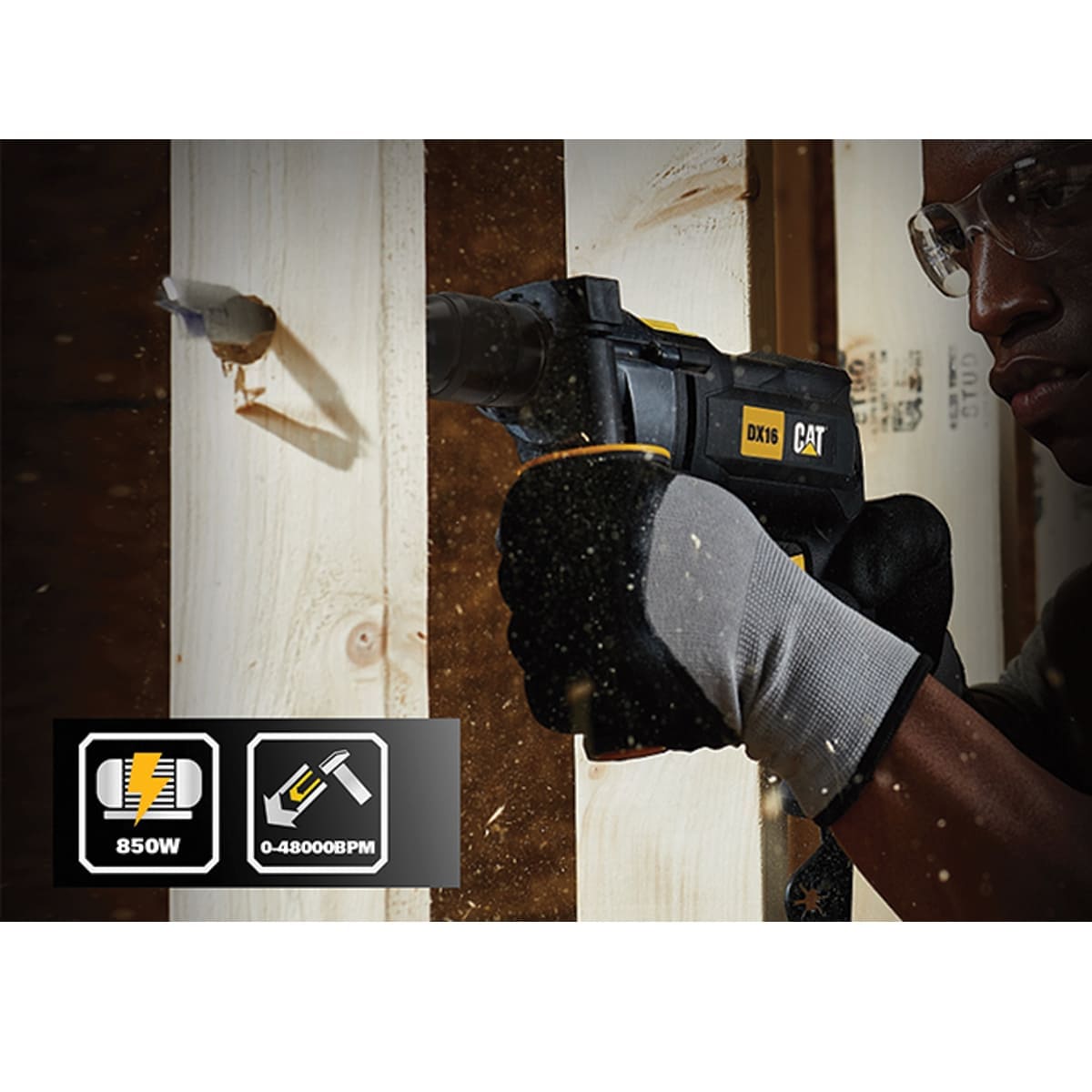 CAT DX16 Κρουστικό Δράπανο 850W – 05-7373 - Image 3