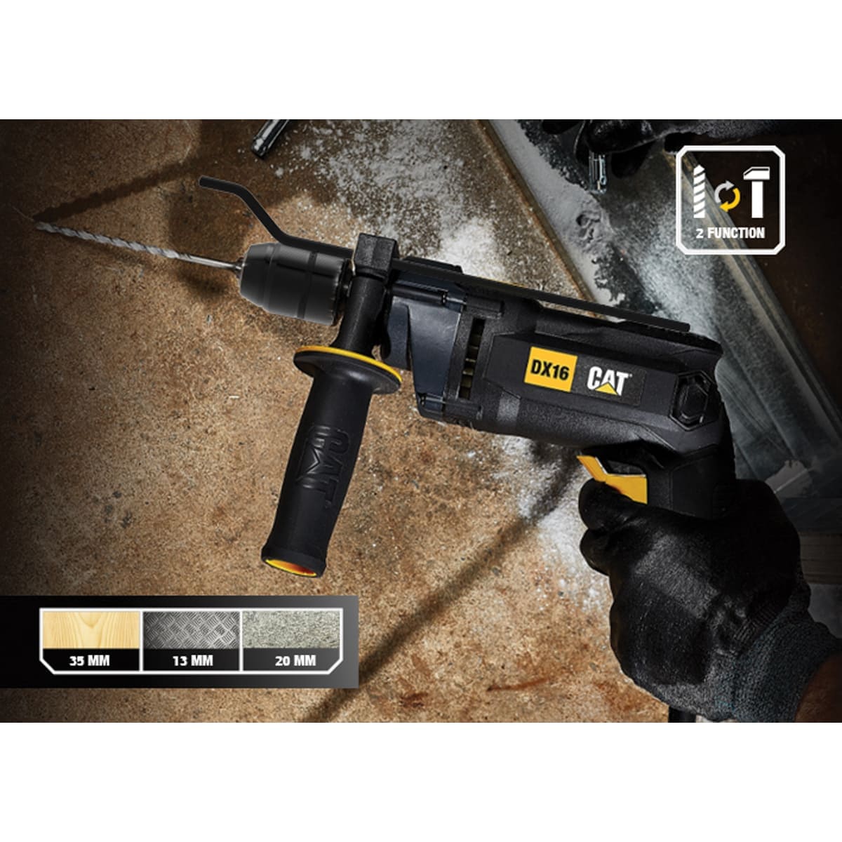 CAT DX16 Κρουστικό Δράπανο 850W – 05-7373 - Image 4