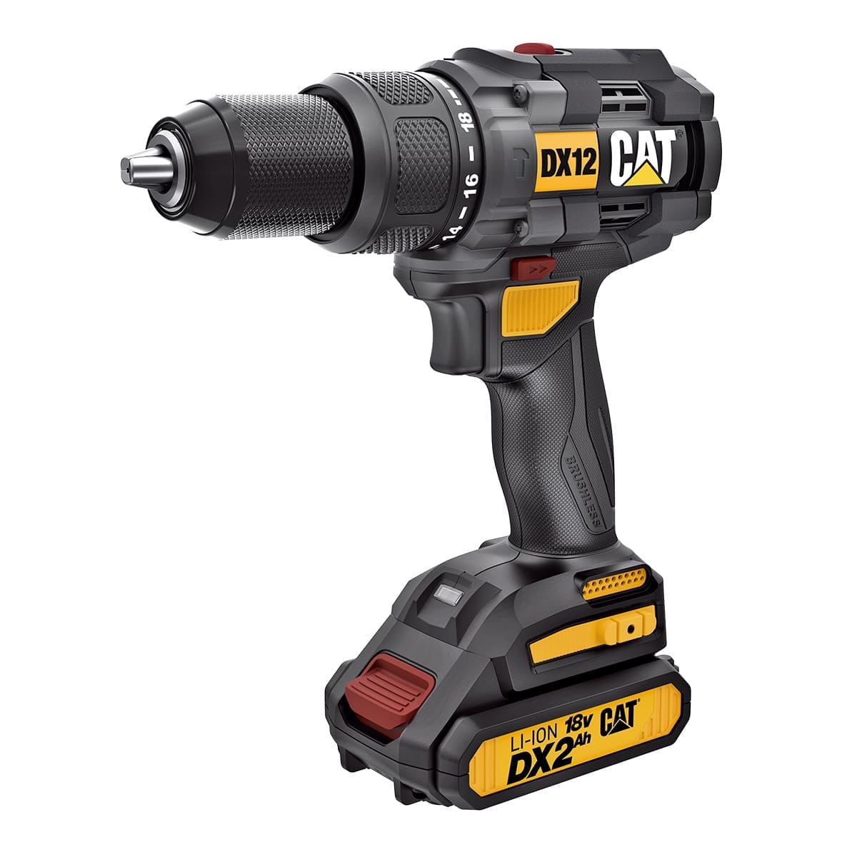 CAT SET Δραπανοκατσάβιδο Κρουστικό Li-Ion 18V 2x2Ah DX12 – 05-7348 - Image 2