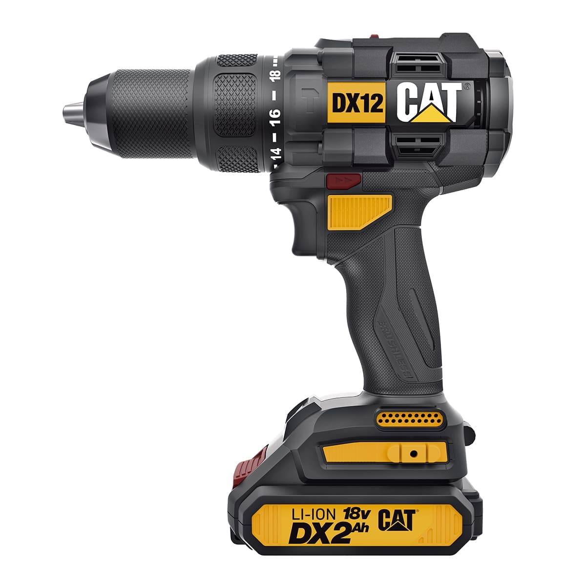 CAT SET Δραπανοκατσάβιδο Κρουστικό Li-Ion 18V 2x2Ah DX12 – 05-7348 - Image 5