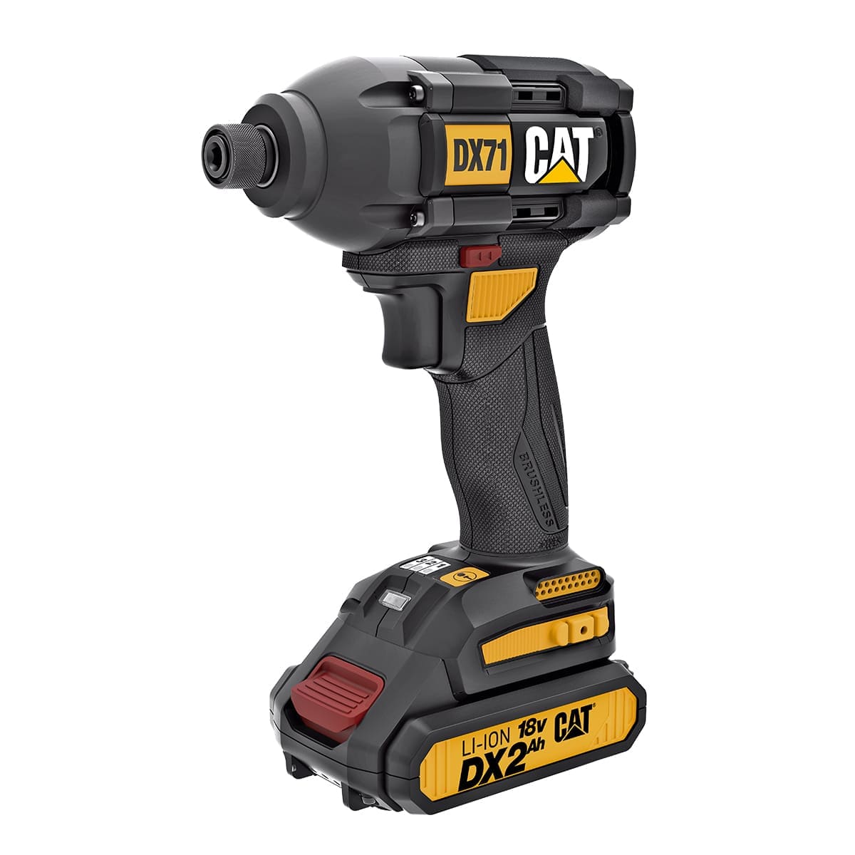 CAT SET Κατσαβίδι Παλμικό Brushless Li-Ion 18V 2x2Ah DX71 – 05-7350 - Image 2