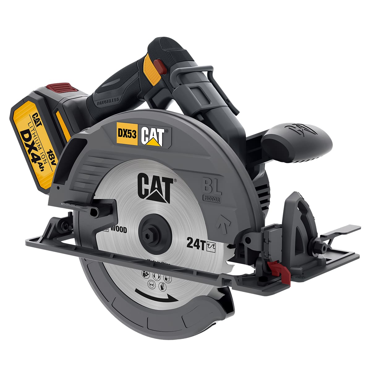 CAT DX53B Solo Δισκοπρίονο Μπαταρίας Brushless 18V, 185mm – 05-7359 - Image 2