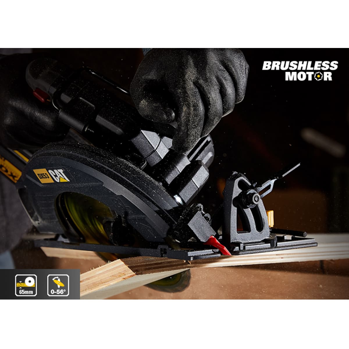 CAT DX53B Solo Δισκοπρίονο Μπαταρίας Brushless 18V, 185mm – 05-7359 - Image 3