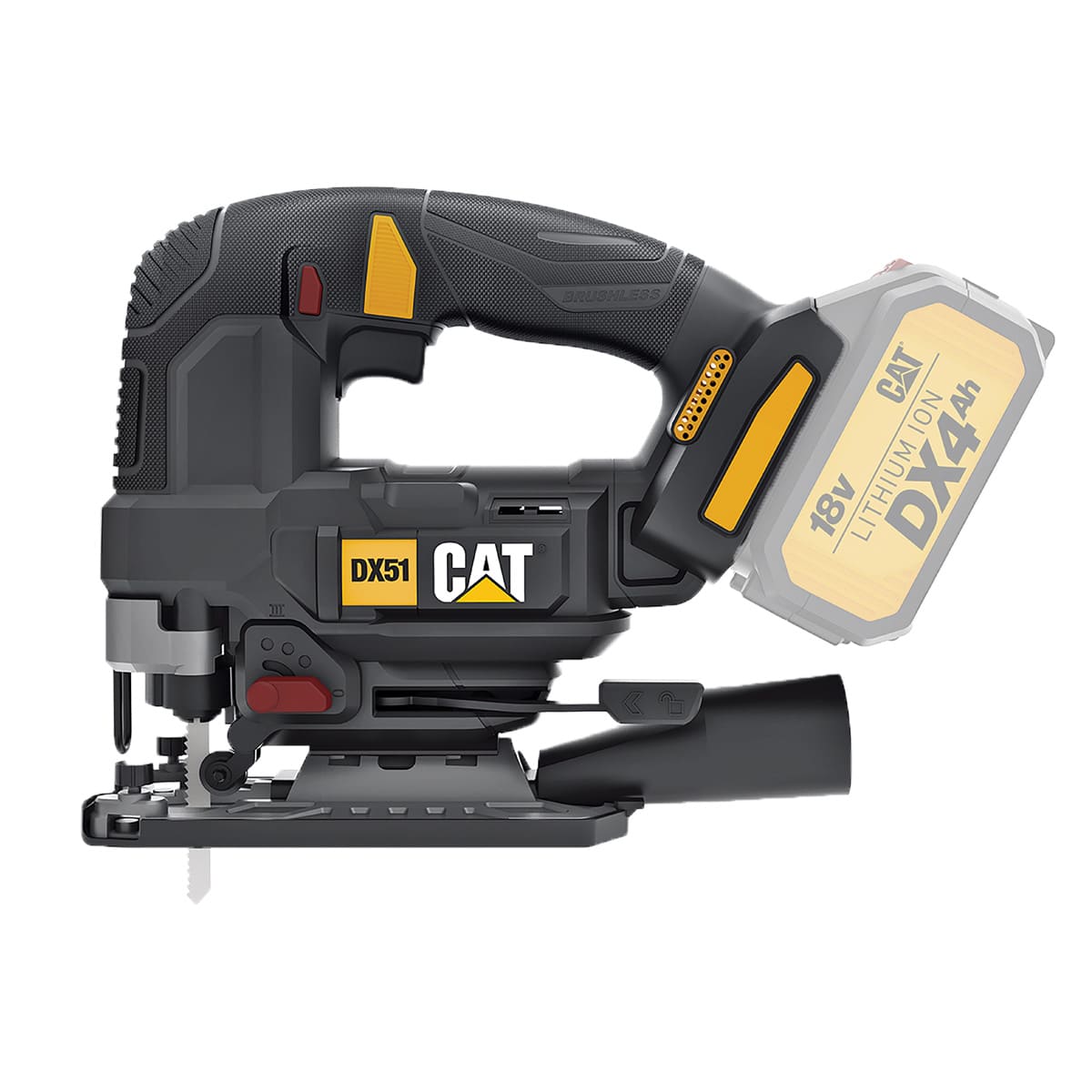 CAT SOLO Σέγα Brushless Li-Ion 18V DX51B – 05-7356