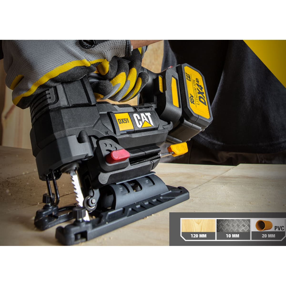 CAT SOLO Σέγα Brushless Li-Ion 18V DX51B – 05-7356 - Image 3